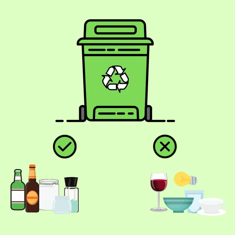 Explicamos con detalle qué tipo de residuos debe depositarse en cada uno de  los contenedores, en función del color que tengan.